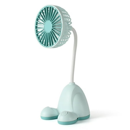 

Desk Fan Phone Holder: USB Rechargeable Flexible Portable Table Fan Personal Fan