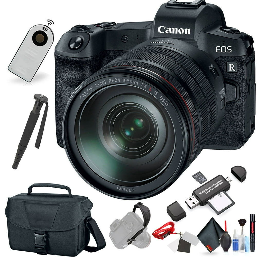 Canon EOS R Mirrorless Digital Camera +24105mm Lens (Intl Model) +Extra Accesso