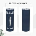 thumbnail image 3 of Dallas Tumblers Cup Insulation Travel Stainless Steel Mug Navy, 3 of 6