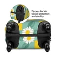 thumbnail image 5 of Wukai Lemons Chamomile Flowers And Leaves Elastic Luggage Cover: Personalized Protection for Your Suitcase - Fits 19~29-inch, Washable & Durable Travel Companion-, 5 of 8