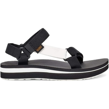 

Teva Womens W Midform Universal Sandal 8 Black/Bright White