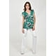 thumbnail image 4 of Blusa con lazo en los hombros Roman Fashion /Juvenil 6829 (Verde flor) verde EG, 4 of 4