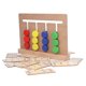 thumbnail image 3 of Juguete de tablero de juego para niños juguete de juego de lógica de color seguro de madera interesante juguete de razonamiento educativo para niños mayores de 3 años ANGGREK Otros, 3 of 8