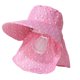 thumbnail image 2 of Sombrero de poliéster transpirable para exteriores, de ala ancha, para mujer, con protección solar, para ciclismo, cuello y trabajo, 2 of 6