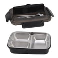 thumbnail image 4 of Bento Box, Matching Tableware 3 Grids Lunch Box Lightweight Compact    For Office For Travel  For Picnic Black,Blue,Pink,White, 4 of 8
