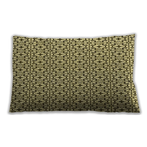 Ahgly Company Outdoor Rectangular Contemporary Lumbar Throw Pillow, 13 inch by 19 inch