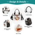 thumbnail image 3 of Small Cooler Bag Lunch Bag Portable Meal Bag Work Meal Bag Outdoor Meal Bag Travel Meal Bag Picnic Meal Bag Going Out Meal Bag Color Art Cool Deer, 3 of 6