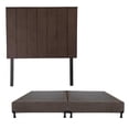 thumbnail image 1 of Box Base Cama King Size + Cabecera Argos Chocolate, 1 of 7