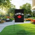 thumbnail image 1 of PRETXORVE Canada Garden Double-Side Strong And Free Canadian Yard Sign No Flagpole, 1 of 5