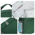 thumbnail image 5 of Unique Bargains Reusable Insulated Lunch Box Tote for Work Deep Green 195 oz, 5 of 7