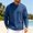 Navy, variant on ZUBKTE Long Sleeve Shirts for Men - Quick Dry Moisture Wicking UV Sun Protection T-Shirts for Fishing Workout Athletic Gym S-3XL