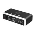 thumbnail image 2 of Cargador inalámbrico de 15 W, reloj despertador, temperatura, cargador inalámbrico, pantalla digital de alta potencia, multifuncional, de escritorio, carga inalámbrica con luz nocturna, reloj de carga, 2 of 8