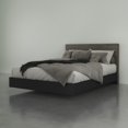 thumbnail image 1 of Nexera 2-Piece Bedset With Bed Frame And Headboard, Grey, Queen, 1 of 5