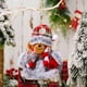 thumbnail image 5 of Adornos Navideños de Tela: Papá Noel, Muñeco de Nieve | Adornos de Tela Multicolor para Decoración Navideña - 14 X 11 Cm - 1 Unidad, 5 of 6