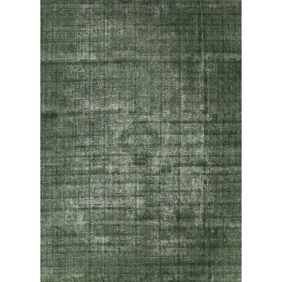 Ahgly Company Machine Washable Indoor Rectangle Industrial Modern Camouflage Green Area Rugs, 3' x 5'
