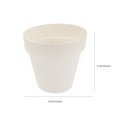 thumbnail image 2 of GETAJGHSD 6Set Round Plastic Flower Pots with Tray for Home Decor Indoor Use, 2 of 8