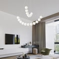 thumbnail image 5 of Arturesthome Luxury White Necklace Chandelier, 5 of 12