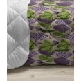 thumbnail image 3 of Outer Space Down Alternative Comforter, Cosmos Fantasy Colorful Cartoonish Design Rockets and Plants, Microfiber Quilt for All Season, 5 Sizes, Pastel Purple Multicolor, by Ambesonne, 3 of 3