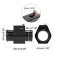 thumbnail image 3 of Unique Bargains 1 Set Universal Car Water Coolant Temperature Sensor Adapter Joint Pipe Radiator with 2 Adjustable Hose Clamp, 3 of 7