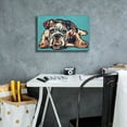 thumbnail image 5 of Epic Graffiti 'Cute Bulldog' by Irena Orlov, Canvas Wall Art, 18"x12", 5 of 8