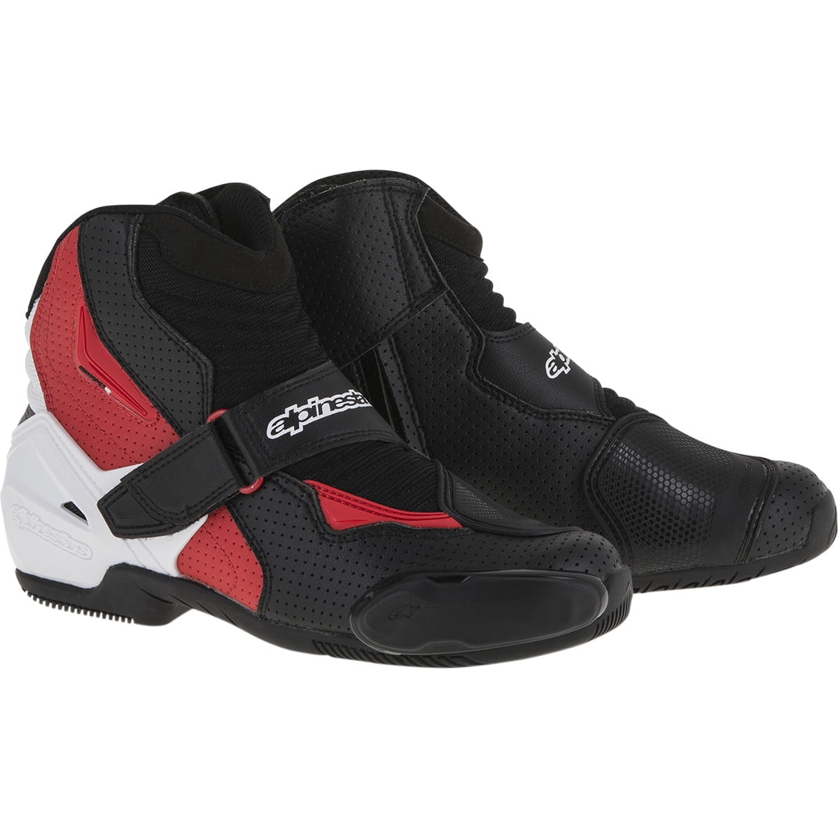 Alpinestars Multi Tech 3S Motocross Boots - Youth Off-Road Riding Boots Black/White/Red