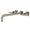 Brushed Nickel, variant on Kingston Brass KS6050DL Concord Two-Handle 3-Hole Wall Mount Roman Tub Faucet in Matte Black
