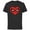 Black, variant on Marvel Spider-Man Sixties Heart Mask Logo - Short Sleeve Cotton T-Shirt for Adults - Customized-Black