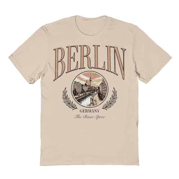 Park Fields Berlin City Light Garments Graphic Sand Men's Cotton T-Shirt
