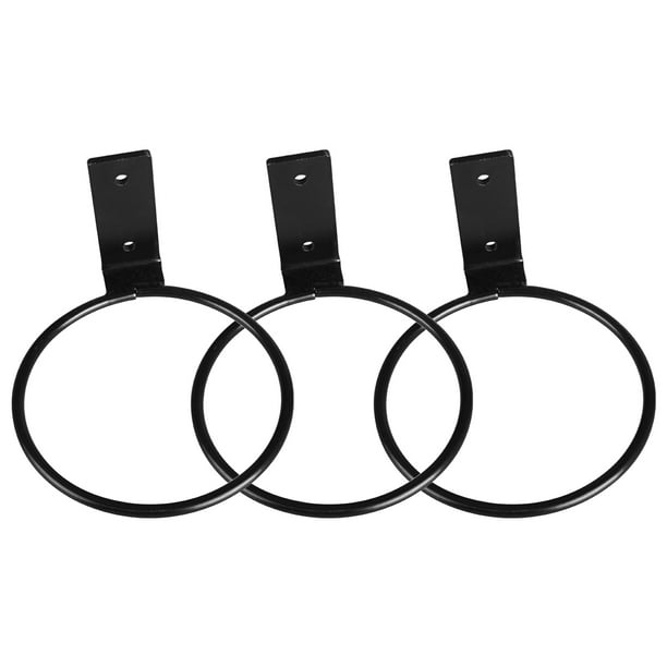 walmeck 3 Pcs Flower Pot Holder Ring Wall Mounted 5 inch Plant Wall Hanger  Rings Metal Plant Hooks Holders Wall Planter Hook 