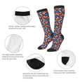 thumbnail image 6 of Daiia Sports Socks Abstract Vintage Fox and Plants Printed Novelty Crew Socks for Men Women Knee High Socks Cotton Socks Soft & Breathable Support Unisex Socks, 6 of 9