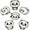 B, variant on Slccxzc 4Pcs Panda Theme Patches Cute Patches Iron On/Sewing On Appliques for DIY Backpacks Hats and Clothing Decoration
