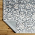 thumbnail image 6 of Livabliss x Vivir Eleni Vintage Washable Area Rug, 6'7" x 9', Dusty Blue, (7' x 9'), 6 of 7