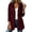 Wine Jackets, variant on Jsaierl Women's Hooded Utility Anorak Jacket Drawstring Waist with Flap Pockets Lightweight Spring Fall Casual Travel Coat