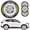 Yellow, variant on 4PCS Car Tire Waterproof Universal Stickers Wheel Decals Motorcycle Auto Exterior Accessories, Sport Lettering Set SUV Sedan Truck Rim Decor Motorrad Tuning Aufkleber
