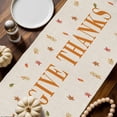thumbnail image 2 of Thanksgiving Gnome Pumpkin Table Runner, Autumn Thanksgiving Kitchen Dining Table Decoration for Home Party Decor 13x72 Inches, 2 of 9