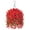 Red, variant on Piwvid Artificial Hanging Flowers with Basket, 3 PCS Faux Silk Morning Glory and Eucalyptus Vines for Wall, Home Porch, Patio, Balcony, Yard