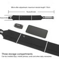 thumbnail image 5 of Reflective Running Belt Elastic Waist Pack Phone Holder Running Waist Bag With Headphone Hole for Walking Cycling Hiking, 5 of 13
