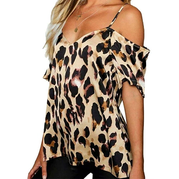 leopard print vest top uk