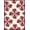 Ivory, Pattern 2, variant on ODIKA 4'x6' Machine Washable Non-Slip Area Rug, Festive Snowflake Mosaic with Holiday Accents High Traffic Rug, White, 735711