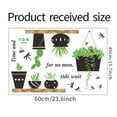 thumbnail image 4 of Removable Green Plant Wall Decals, DIY Hanging Potted Shelf Peel and Stick Wall Art, 16x24 Inch, for Nursery Ki-ds Room Home Decor, Self-Adhesive PVC Vinyl Stickers, 4 of 8