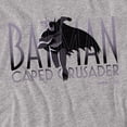 thumbnail image 2 of Batman: Caped Crusader Running Unisex Adult Long-Sleeve T Shirt, Athletic Heather, 2X-Large, 2 of 4