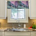 thumbnail image 2 of Yayeee Kitchen Valance Rod Pocket 54" x 18" Living Room Window Curtain, Green Night Deer, 2 of 6