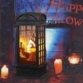 thumbnail image 3 of Velas Led para decoración de Halloween, lámpara colgante de estilo Vintage, Castillo de bruja, calabaza, fantasma, suministros para fiestas, 2022, 3 of 4
