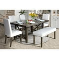 thumbnail image 3 of New Classic Furniture Julius Solid Wood Dining Chair in Walnut (Set of 2), 3 of 8
