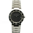 thumbnail image 1 of Pre-Owned BVLGARI Watch BB23SS Quartz Black Dial Stainless Steel Women's (Good), 1 of 8
