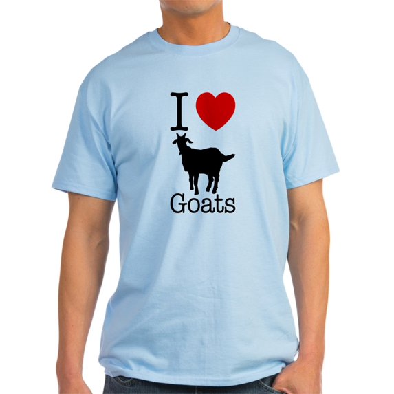 CafePress - I Heart Goats Light T Shirt - Light T-Shirt - CP