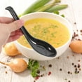 thumbnail image 2 of 6pcs Soup Spoon Chinese Japanese Spoons for Ramen Pho Wonton Deep Oval Hook for Pho Ramen Noodles ( Frosted Surface Hook Style ), 2 of 7