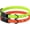 Fluorescent Green and Orange, variant on Dog Nylon Collar Strap with 2 Holes for Electronic Fence Training Barking Collar Receivers-3/4 Inch Replacement Strap-Compatible with Nearly All Brands and Models of Electric Collars