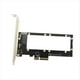 thumbnail image 1 of Tarjetas Adaptadoras para Ordenador Compatibles con Discos Duros SSD Optane P5801X EDSFF e.1S, PCIe X4 4.0 una PM9A3 PM9D3, 1 of 5