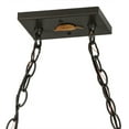 thumbnail image 2 of Meyda 147948 48 in. Personalized Rockin C Ranch Oblong Pendant, Timeless Bronze & Amber Mica, 2 of 7